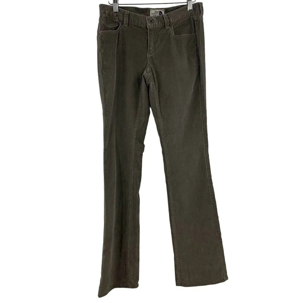 The North Face Women's Corduroy‎ Cotton Stretch Light Flare Pants Size 4